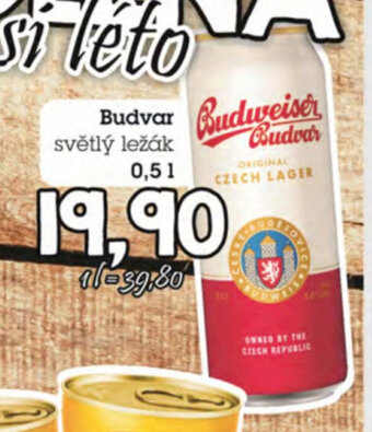 Jip Budvar 0,5 l nabídka