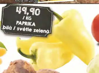 Jip Paprika bílá / svétle zelená 1 kg nabídka