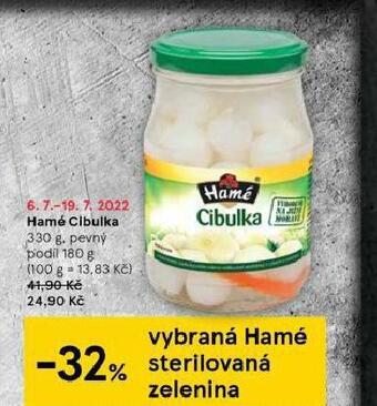 Tesco Hamé cibulka nabídka