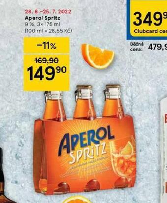Tesco Aperol spritz nabídka