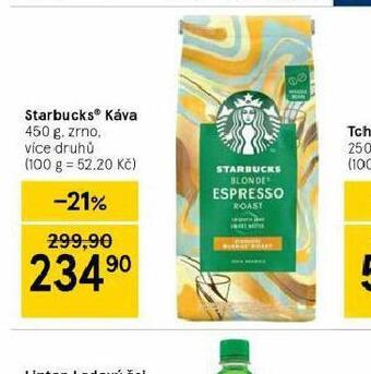 Tesco Starbucks káva nabídka