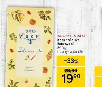 Tesco Korunní cukr želírovací nabídka
