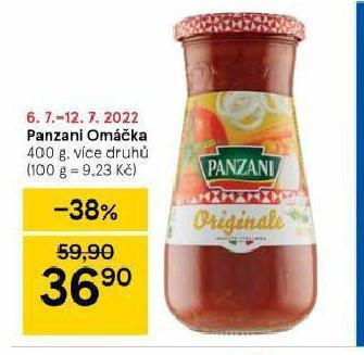Tesco Panzani omáčka nabídka