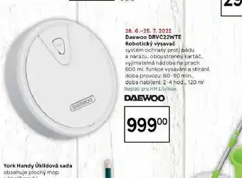 Tesco Daewoo robotický vysavač nabídka
