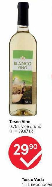Tesco Tesco víno nabídka