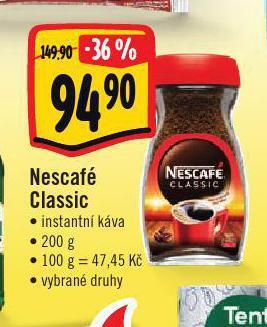Jip Nescafé classic instantní káva nabídka