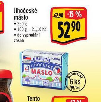 Jip Jihočeské máslo nabídka