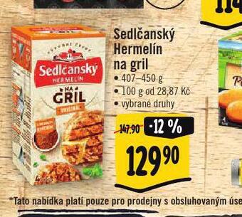 Jip Sedlčanský hermelín na gril nabídka