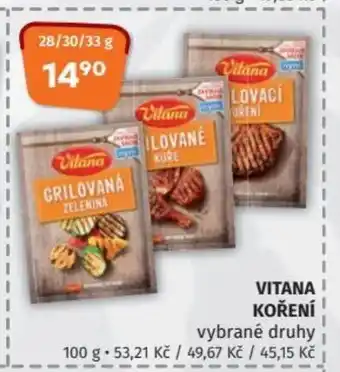 Coop Vitana Koření 28-33 g nabídka