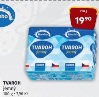 Coop Tvaroh 250 g nabídka