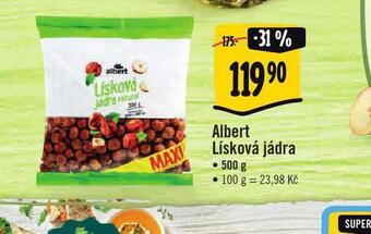 Jip Albert lísková jádra nabídka