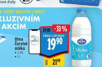 Jip Olma čerstvé mléko 1,5% nabídka