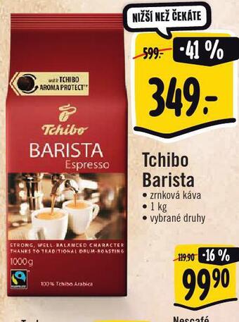 Jip Tchibo barista zrnková káva nabídka