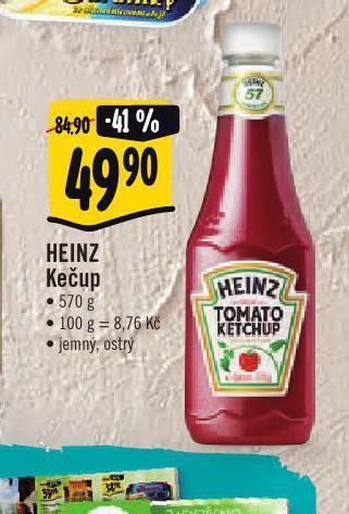 Jip Heinz kečup nabídka