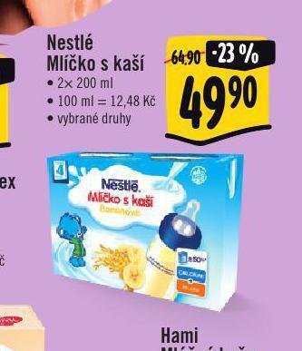 Jip Nestlé mlíčko s kaší nabídka