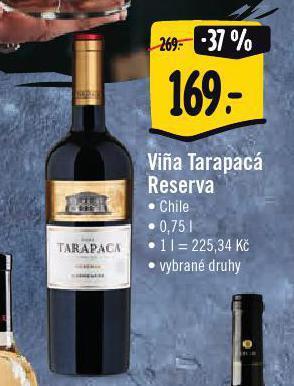 Jip Vina tarapacá reserva nabídka