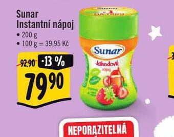 Jip Sunar instantní nápoj nabídka
