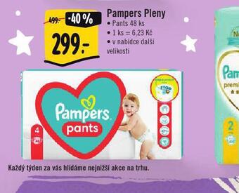 Jip Pampers dětské plenky nabídka