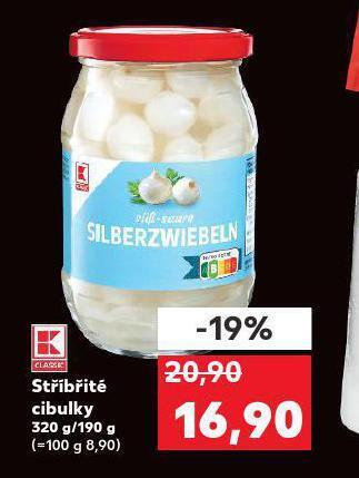 Kaufland Stříbřité cibulky nabídka
