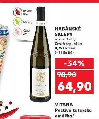 Kaufland Habánské sklepy nabídka