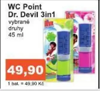 Coop WC Point Dr. Devil 3in1 45 ml nabídka