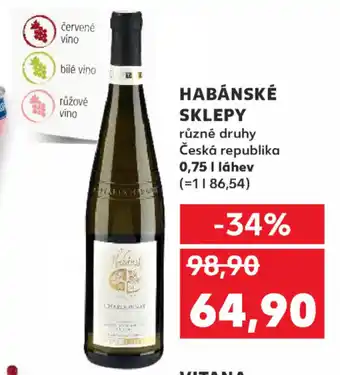 Kaufland Habánské Sklepy 0,75 l nabídka