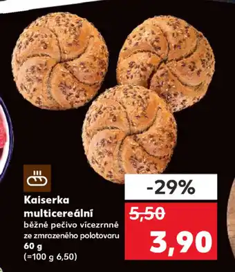 Kaufland Kaiserka multicereální 60 g nabídka