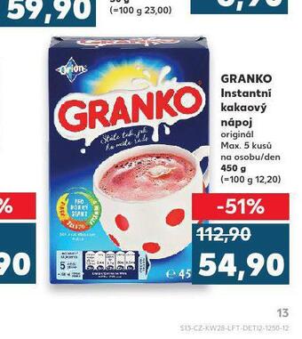 Kaufland Orion granko nabídka