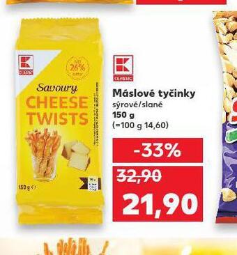 Kaufland Máslové tyčinky nabídka