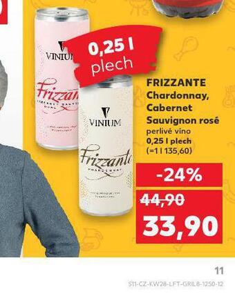 Kaufland Frizzante chardonnay nabídka
