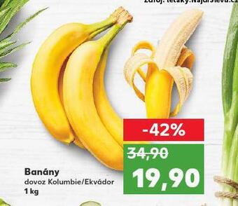 Kaufland Banány nabídka
