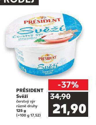 Kaufland Président svěží nabídka