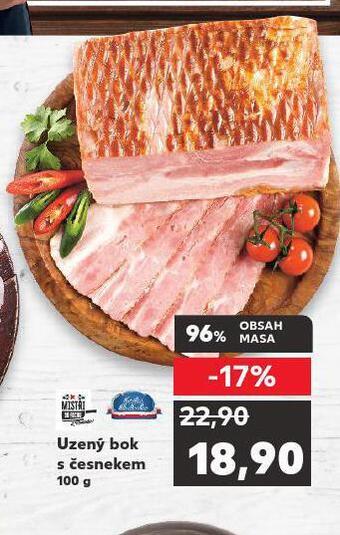 Kaufland Uzený bok s česnekem nabídka