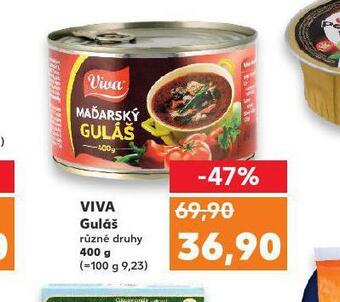 Kaufland Viva guláš nabídka