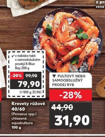 Kaufland Krevety růžové nabídka