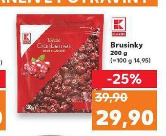 Kaufland Brusinky nabídka