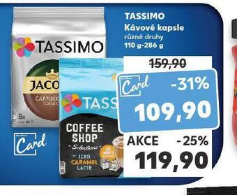Kaufland Tassimo kávové kapsle nabídka