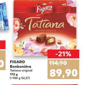 Kaufland Figaro bonboniéra nabídka