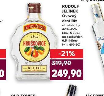Kaufland Rudolf jelínek ovocný destilát nabídka