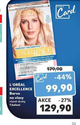 Kaufland Loreal excellence barva na vlasy nabídka
