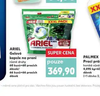 Kaufland Ariel gelové kapsle na praní nabídka