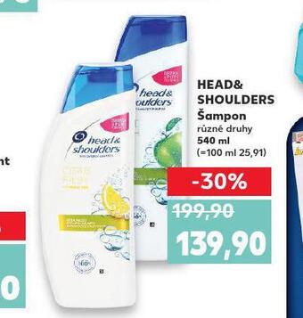 Kaufland Head&shoulders šampon nabídka