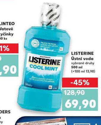 Kaufland Listerine ústní voda nabídka