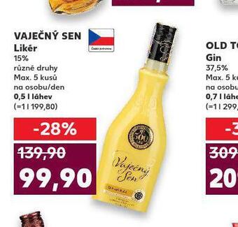 Kaufland Vaječný sen likér nabídka