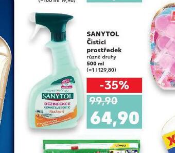 Kaufland Sanytol čistící prostředek nabídka