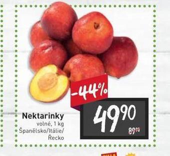Billa Nektarinky nabídka