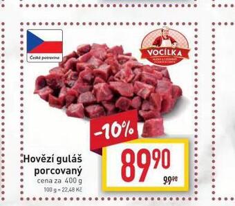 Billa Hovězí guláš porcovaný nabídka