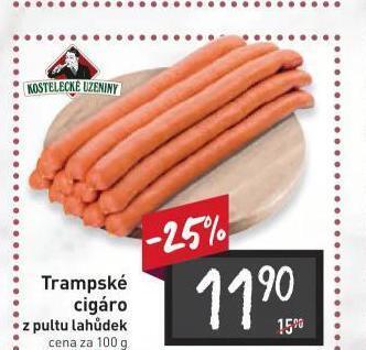 Billa Trampské cigáro nabídka