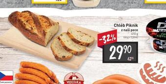 Billa Chléb piknik nabídka