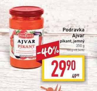 Billa Podravka ajvar nabídka